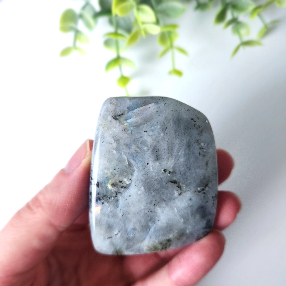 Rainbow moonstone freeform crystal
